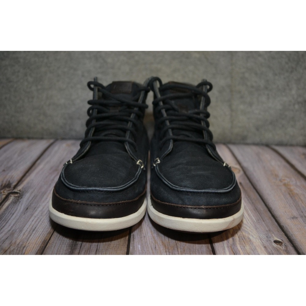 OluKai Nalukai Kapa Boots Mens 10 Blue Chukka Lace Up Lined Casual‎ 10377-4019 - Picture 2 of 16